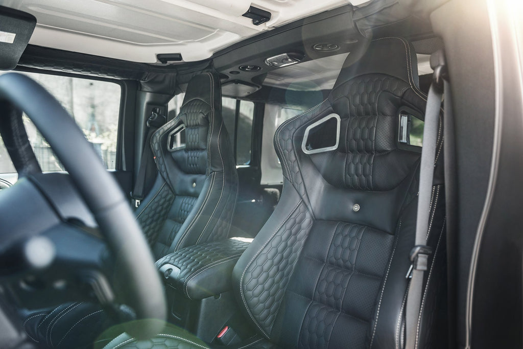 Jeep Wrangler JK 4 Door Black Matrix Leather Interior – Chelsea Truck ...