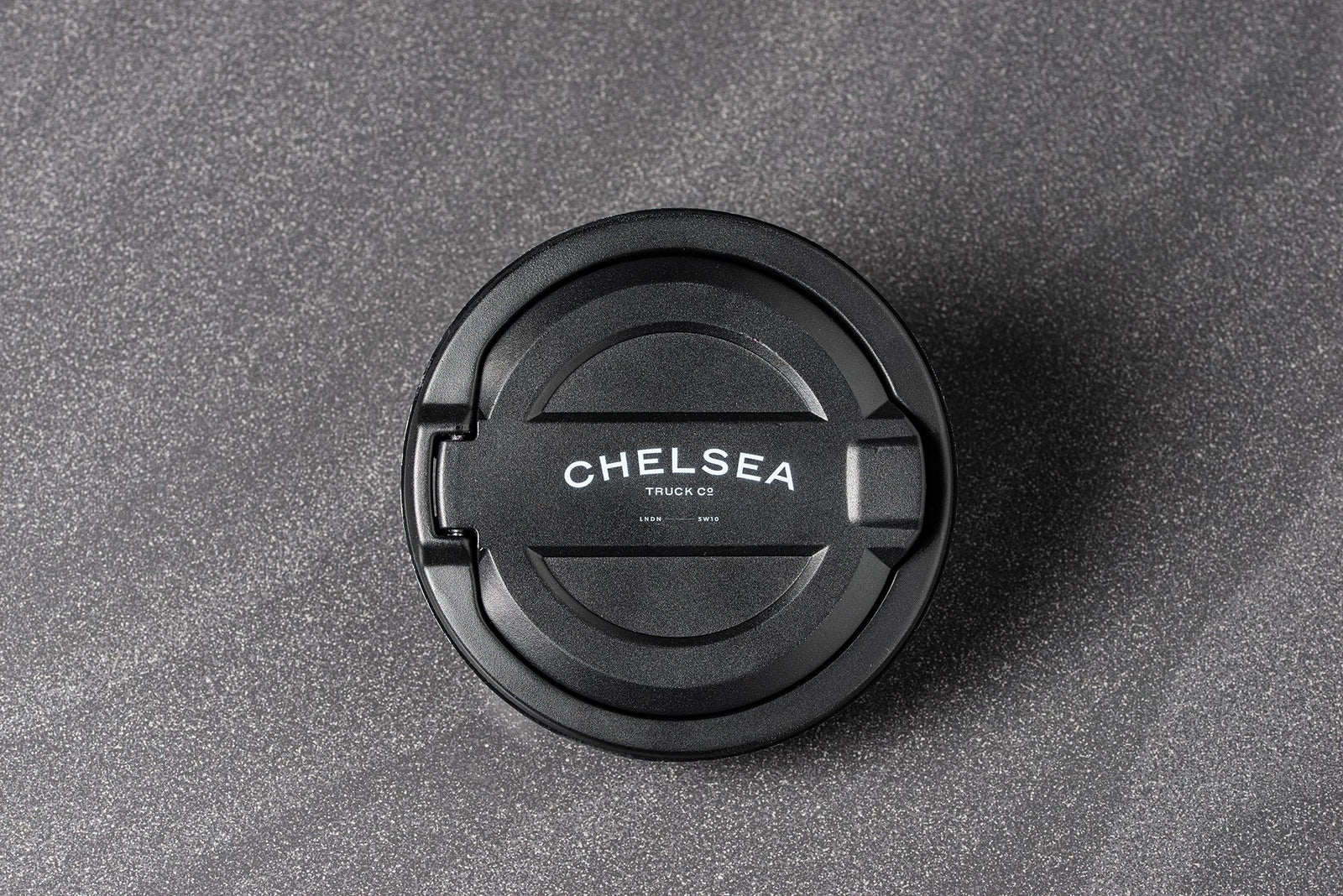 Jeep Wrangler JL (2018-Present) Chelsea Truck Company logo Fuel Filler Cap