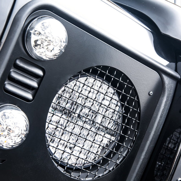 Land Rover Defender (1991-2016) Headlight Covers With Mesh Image 5075